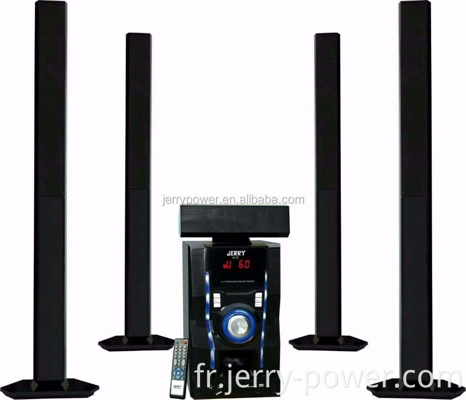 Électro Voice 5.1 CH Home Home Theater System Système de son Radio FM avec amplificateurs de puissance Professional